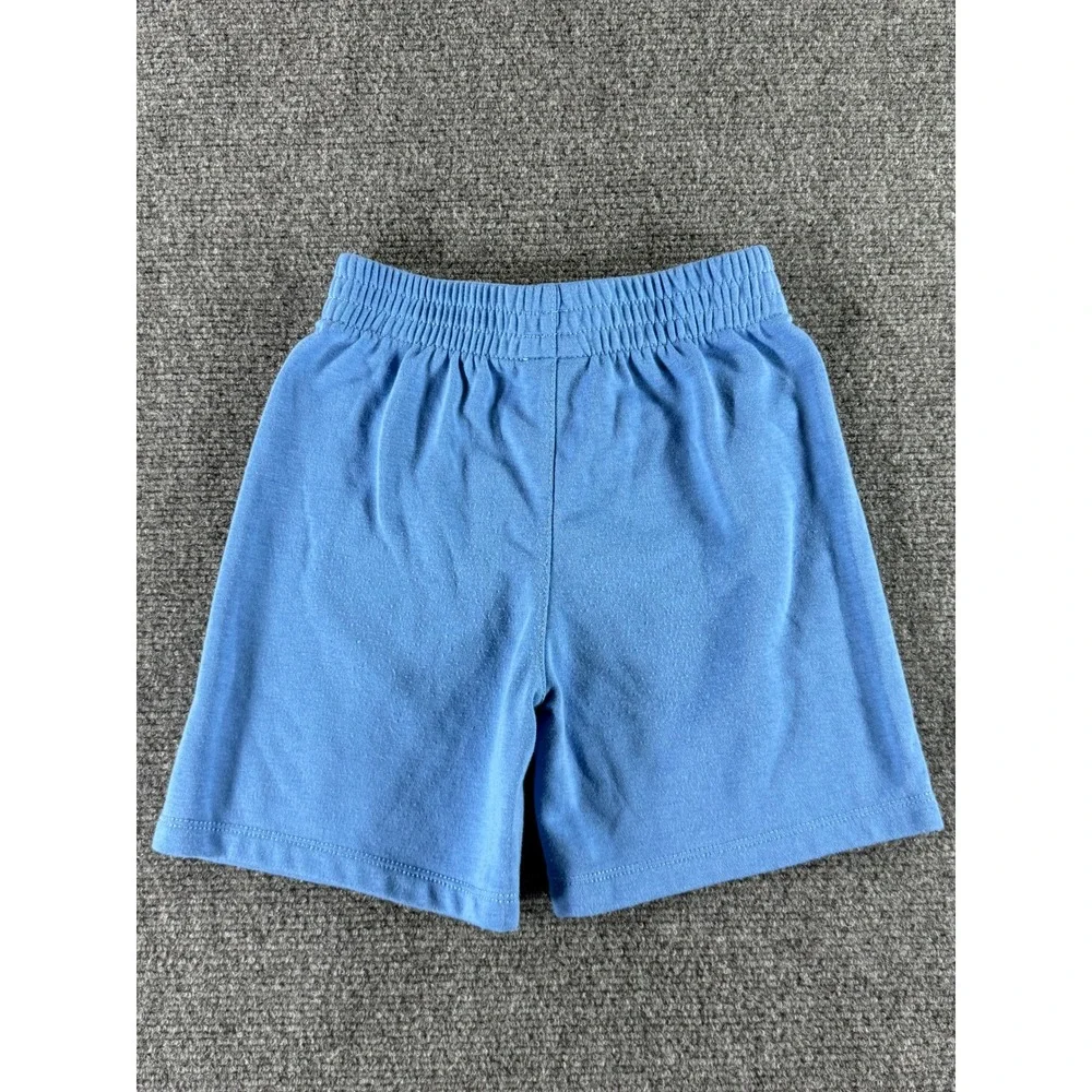 Nike Boys Light Blue Sportswear Jersey Shorts Size 7 6-7 YRS Logo Athletic